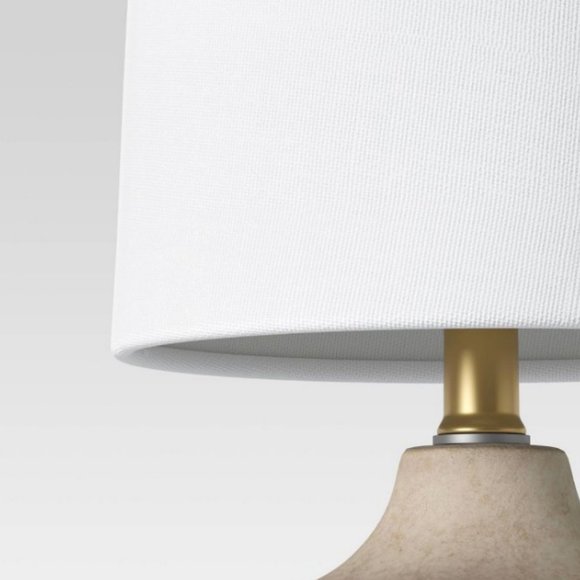 Threshold 2 Pack Textural Ceramic Mini Jar Shaped Table Desk 12.5" Lamp - Picture 3 of 5